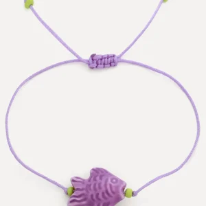 Les Soeurs Armband Frenna Fish Purple Shop