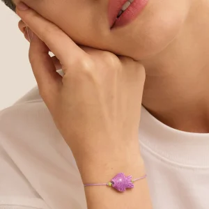 Les Soeurs Armband Frenna Fish Purple Shop