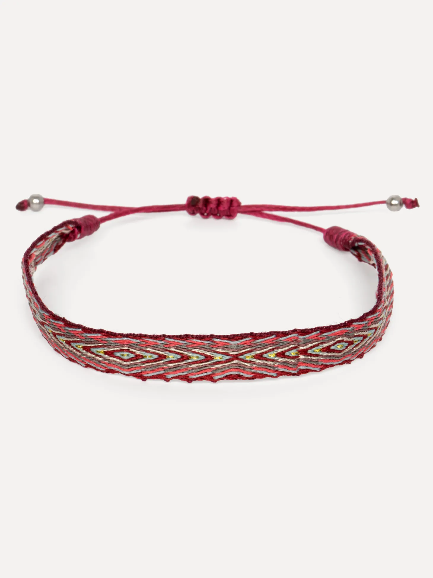 Les Soeurs Armband Frey Burgundy/Pink Discount
