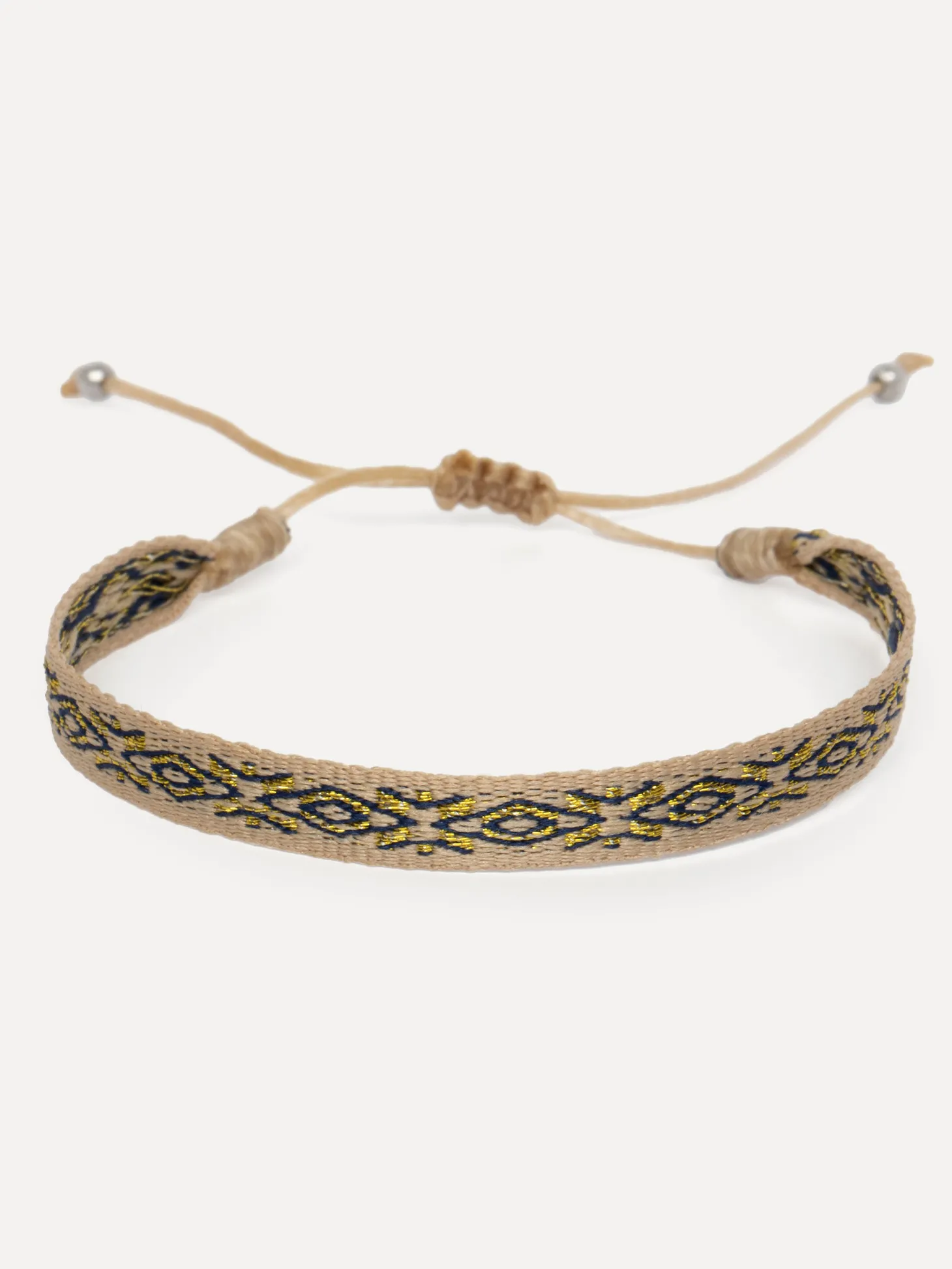 Les Soeurs Armband Frey Beige/Gold Cheap