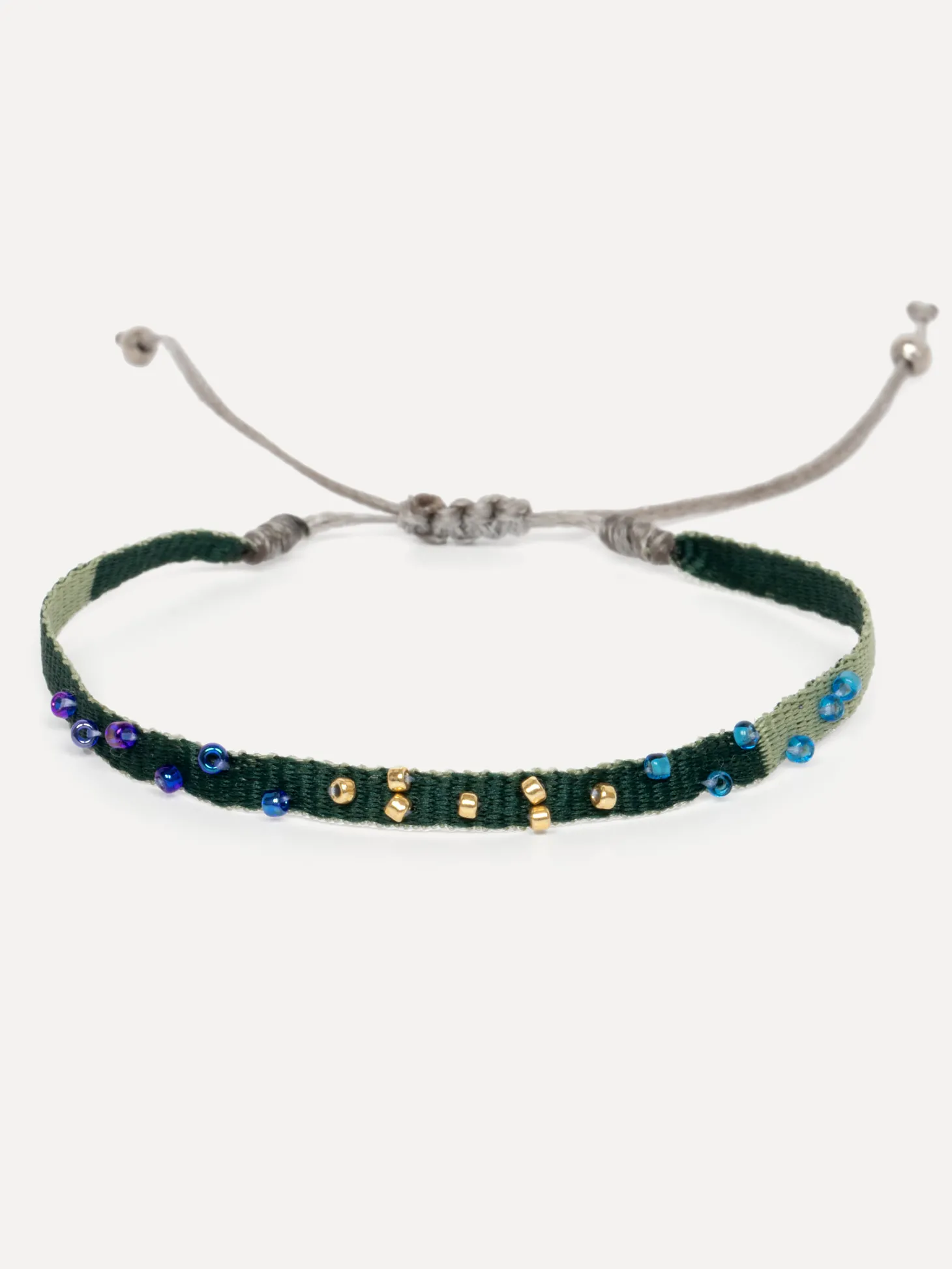 Les Soeurs Armband Frey Beads Khaki Outlet