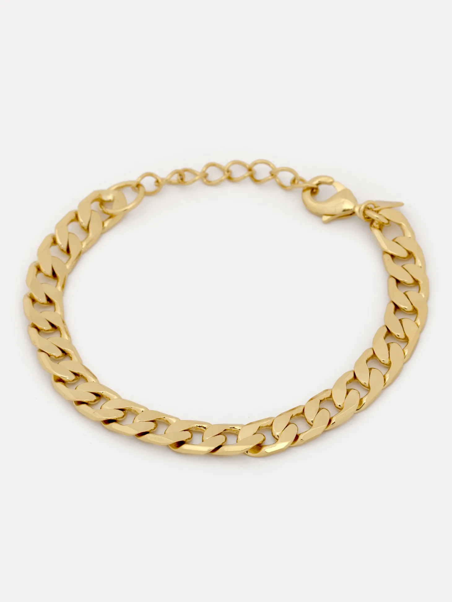 Les Soeurs Armband Mara Flat Curb Chain Gold Cheap