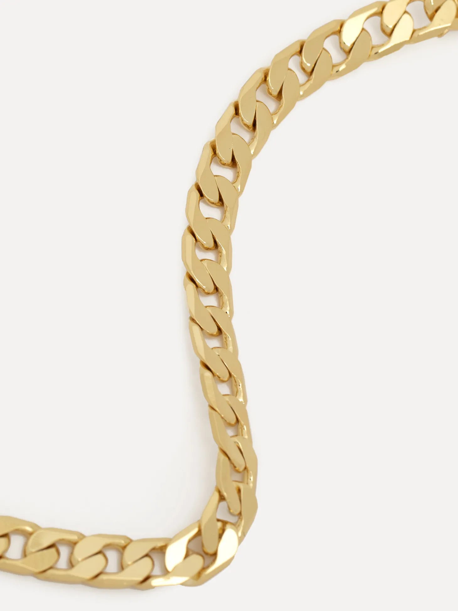 Les Soeurs Armband Mara Flat Curb Chain Gold Cheap