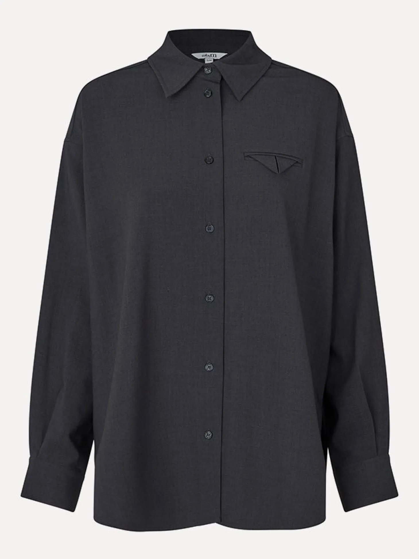 MBYM Blouse Fortuata Willah Charcoal Melange Shop