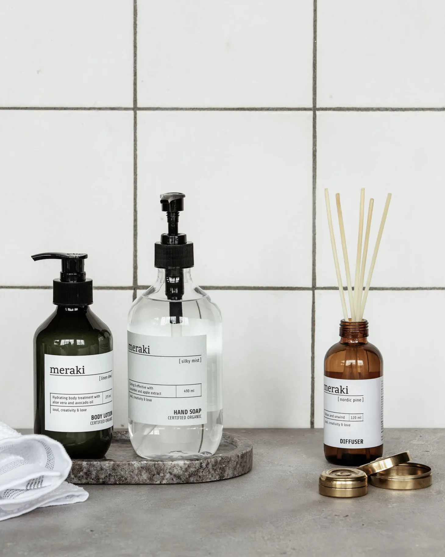 Meraki Bodylotion Linen Dew New