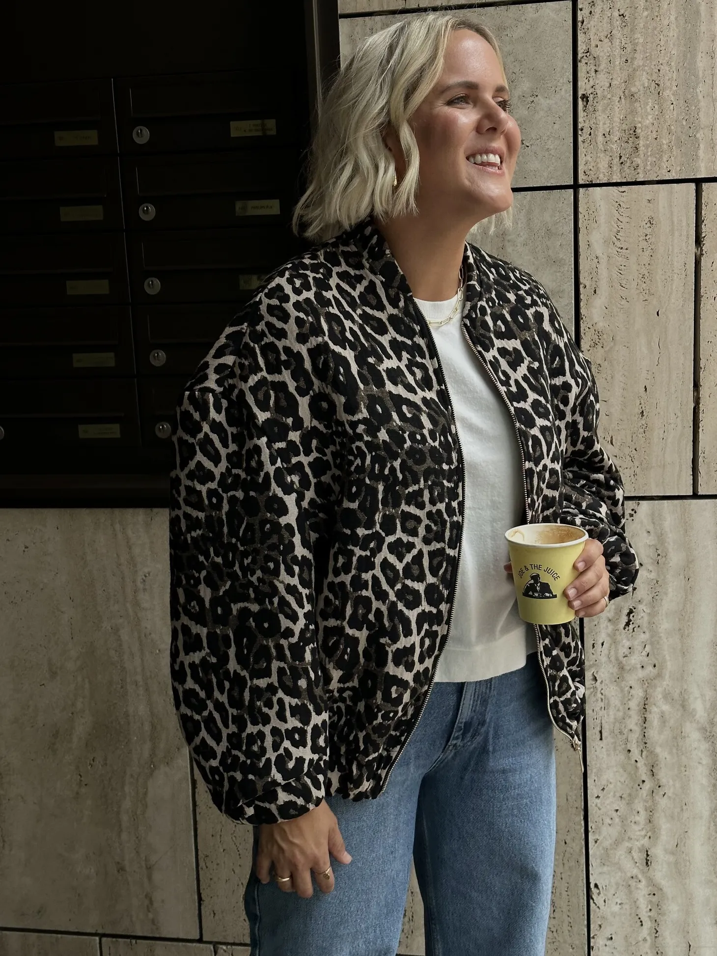 Le Marais Bomber Oscar Leopard Cheap