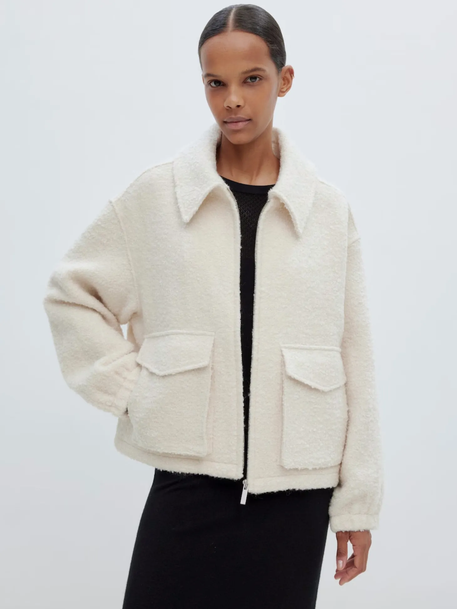 Edited Boucle Jas Machi Off-White Best Sale