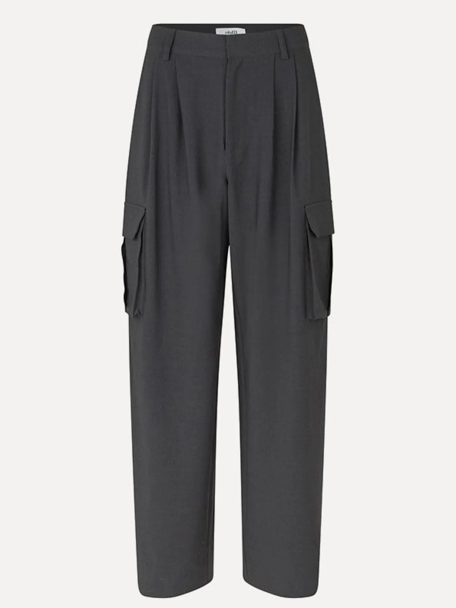 MBYM Cargo Broek Valo Willah Charcoal Melange Best Sale