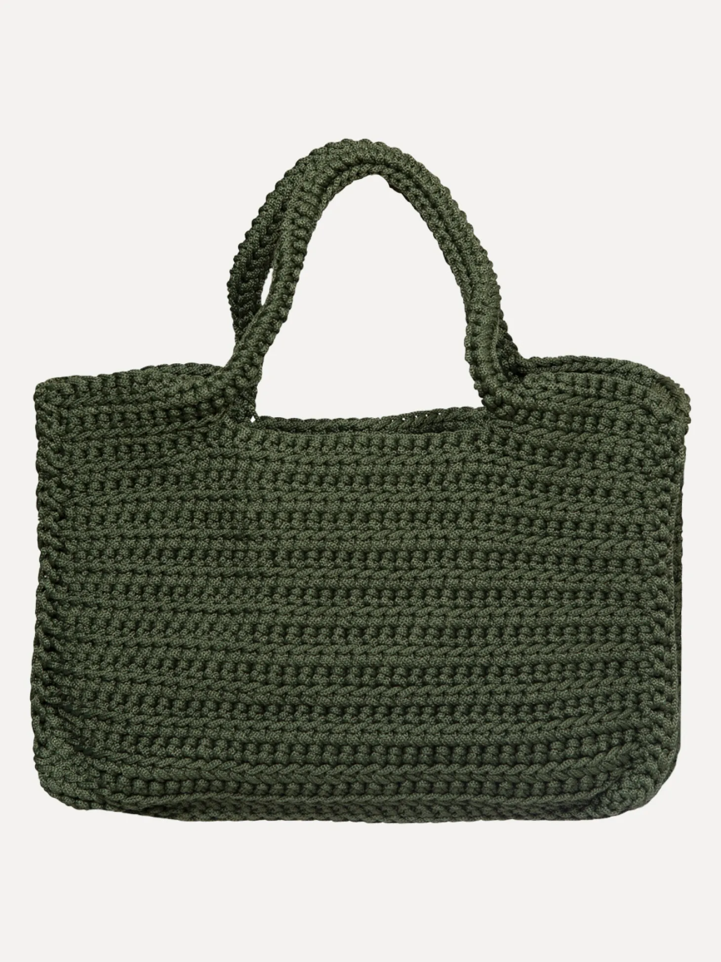 Les Soeurs Crochet Lunchbag Elisa Olive Best Sale