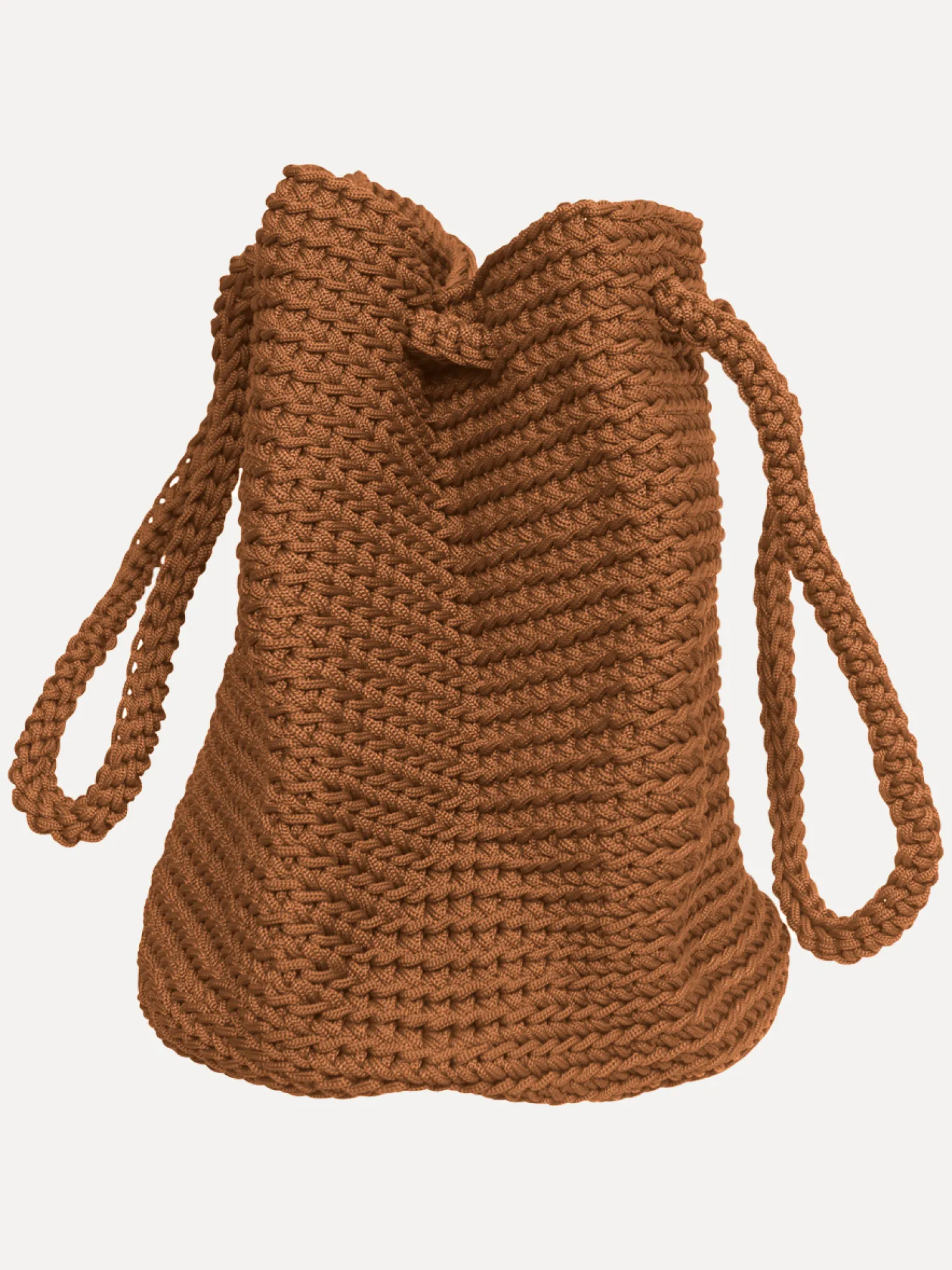 Les Soeurs Crochet Shopper Ellie Toffee Clearance