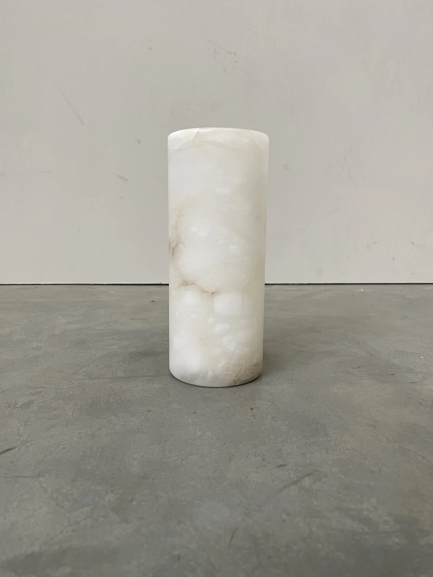 Les Soeurs Cylinder Alabaster Waxinelichthouder (Large) White Store
