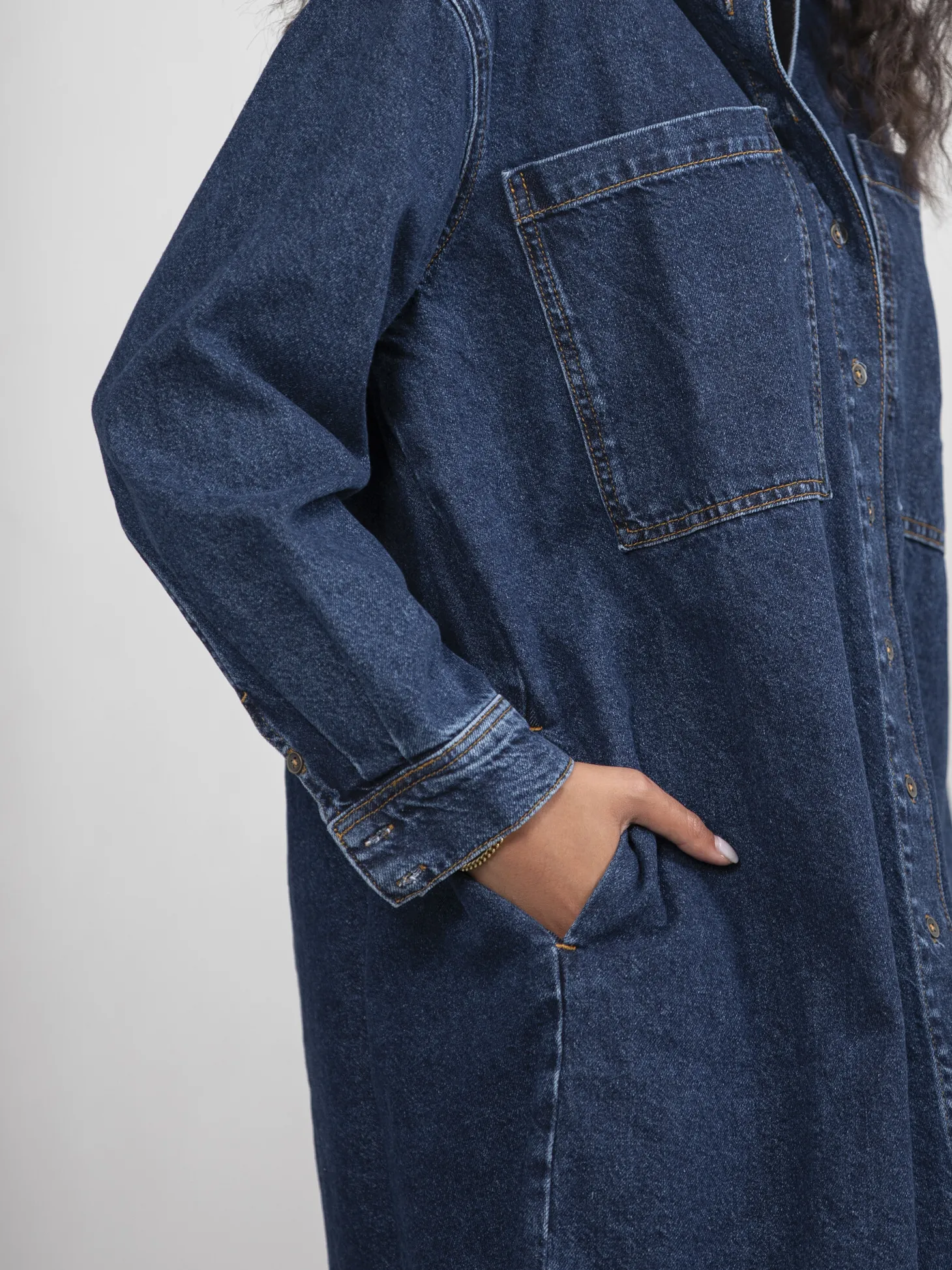 denim_jurk_abby_2.webp Les Soeurs Denim Jurk Abby Dark Blue Denim Store
