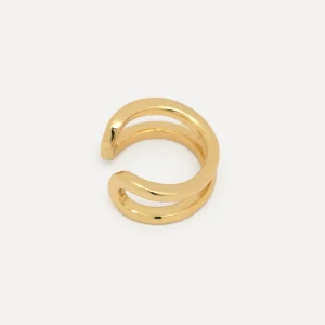 Les Soeurs Ear Cuff June Double Gold Discount