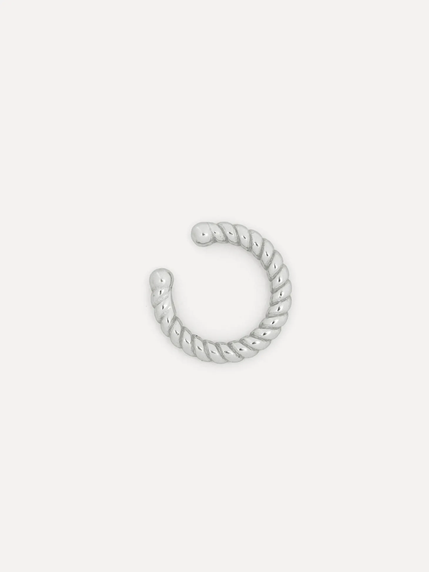 Les Soeurs Ear Cuff June Twisted Silver Cheap
