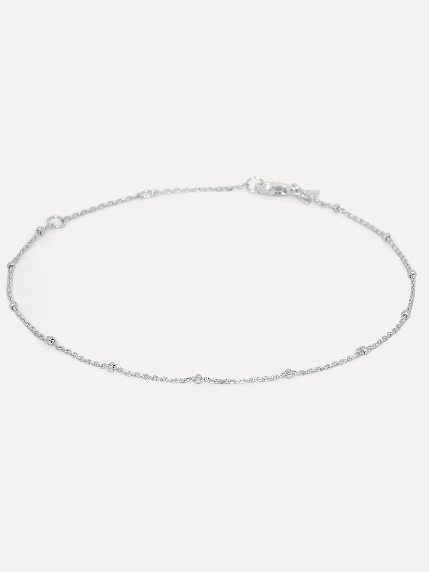 Les Soeurs Enkelbandje Helle Mini Dots Silver Discount