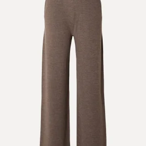 Selected Gebreide Broek Hanni Brownie Melange Discount