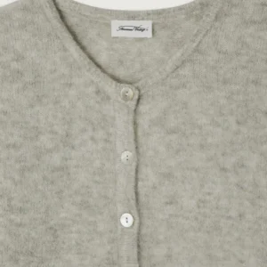 American Vintage Gebreide Cardigan Vitow Gris Claire Chine New