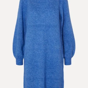 Selected Gebreide Jurk Mola Mia Nebulas Blue Shop