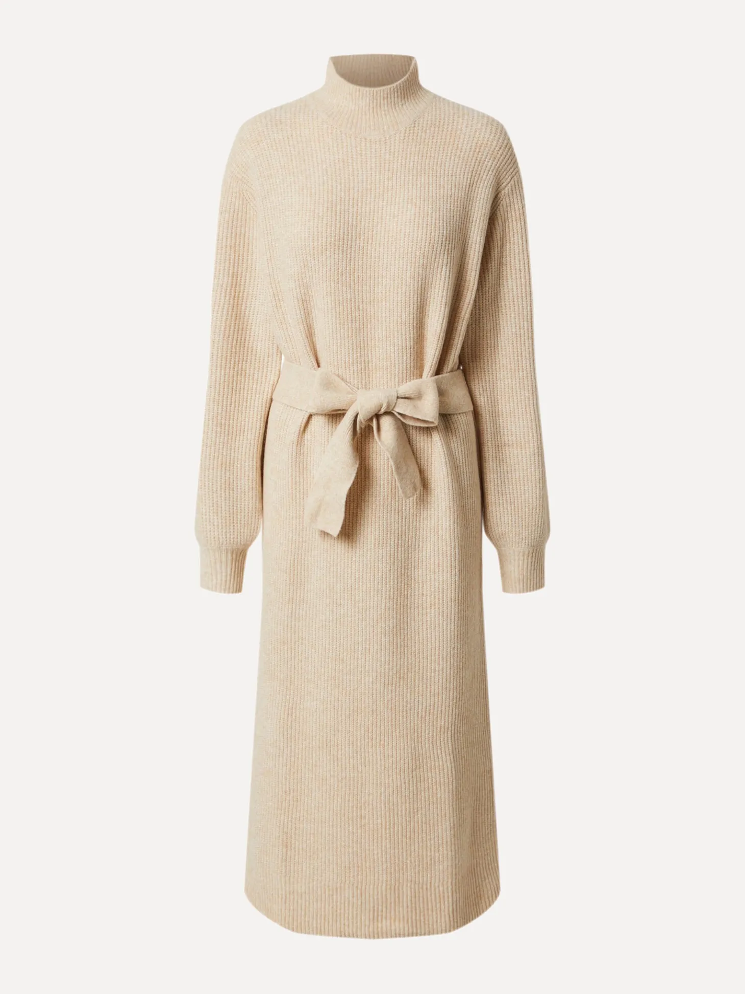 Edited Gebreide Jurk Silvie Beige Melange Cheap