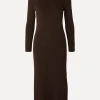 Selected Gebreide Midi Jurk Eloise Java Discount