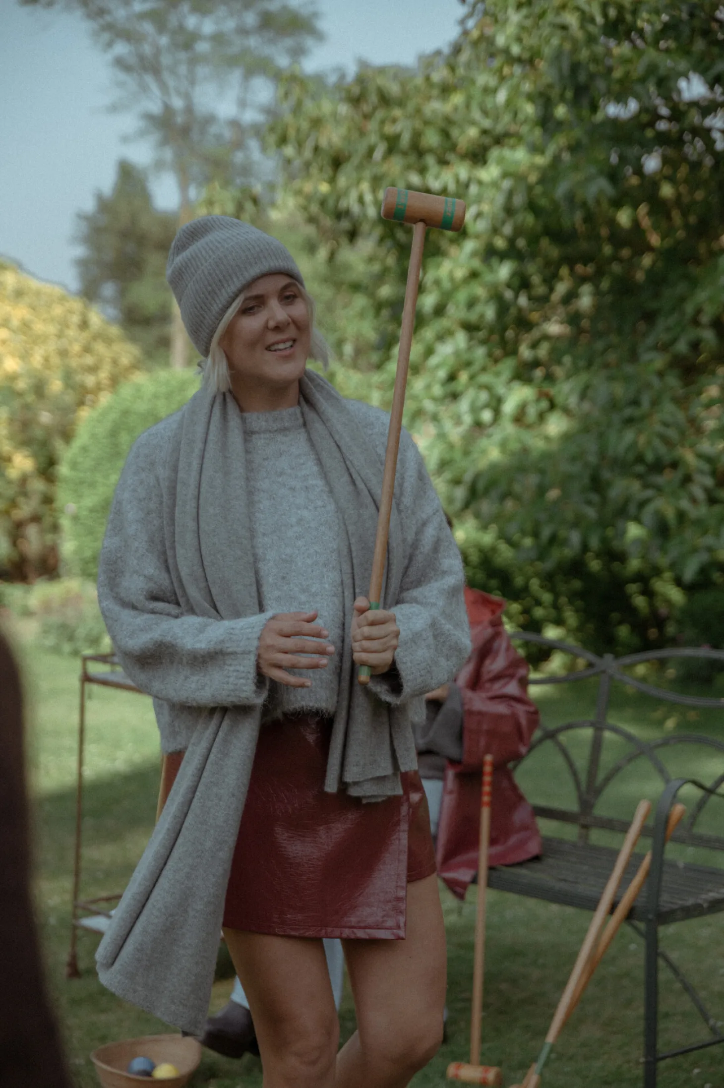 Les Soeurs Gebreide Trui Ada Grey Best Sale