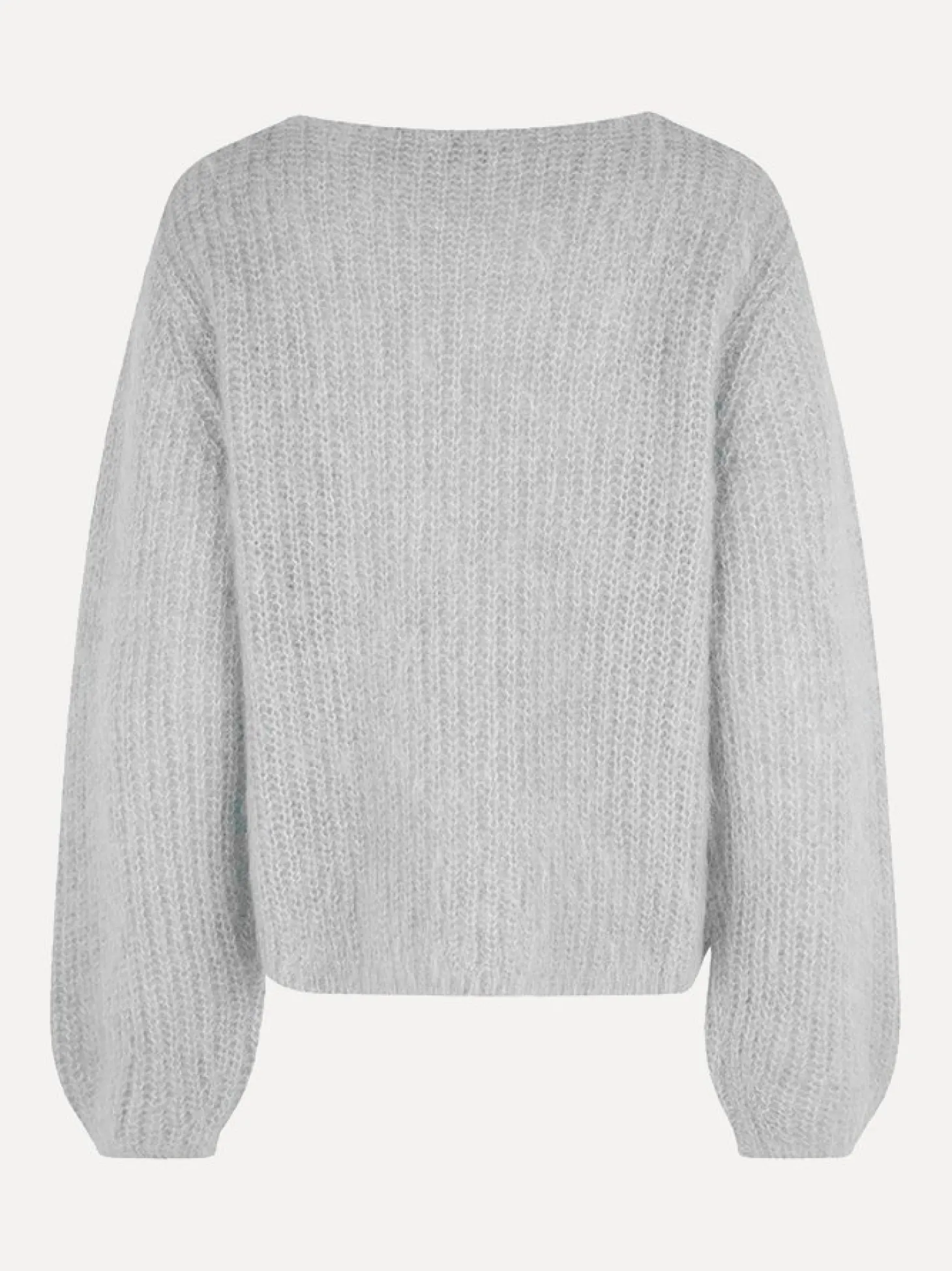 MBYM Gebreide Trui Corucci Letizia Light Grey Melange Fashion