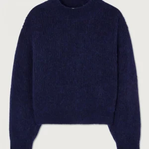 American Vintage Gebreide Trui East Navy Chine Store