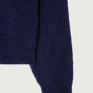 American Vintage Gebreide Trui East Navy Chine Store