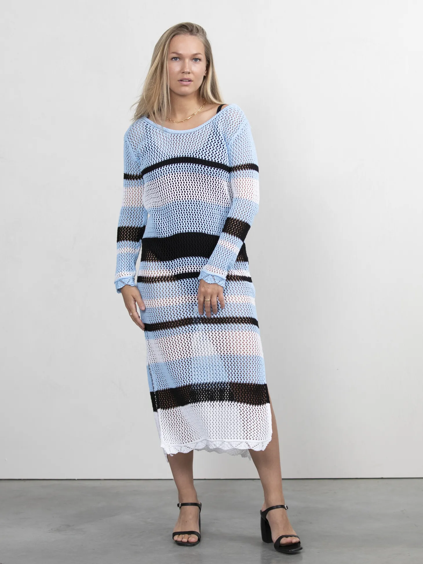 Le Marais Gehaakte Jurk Ivy Striped Cheap
