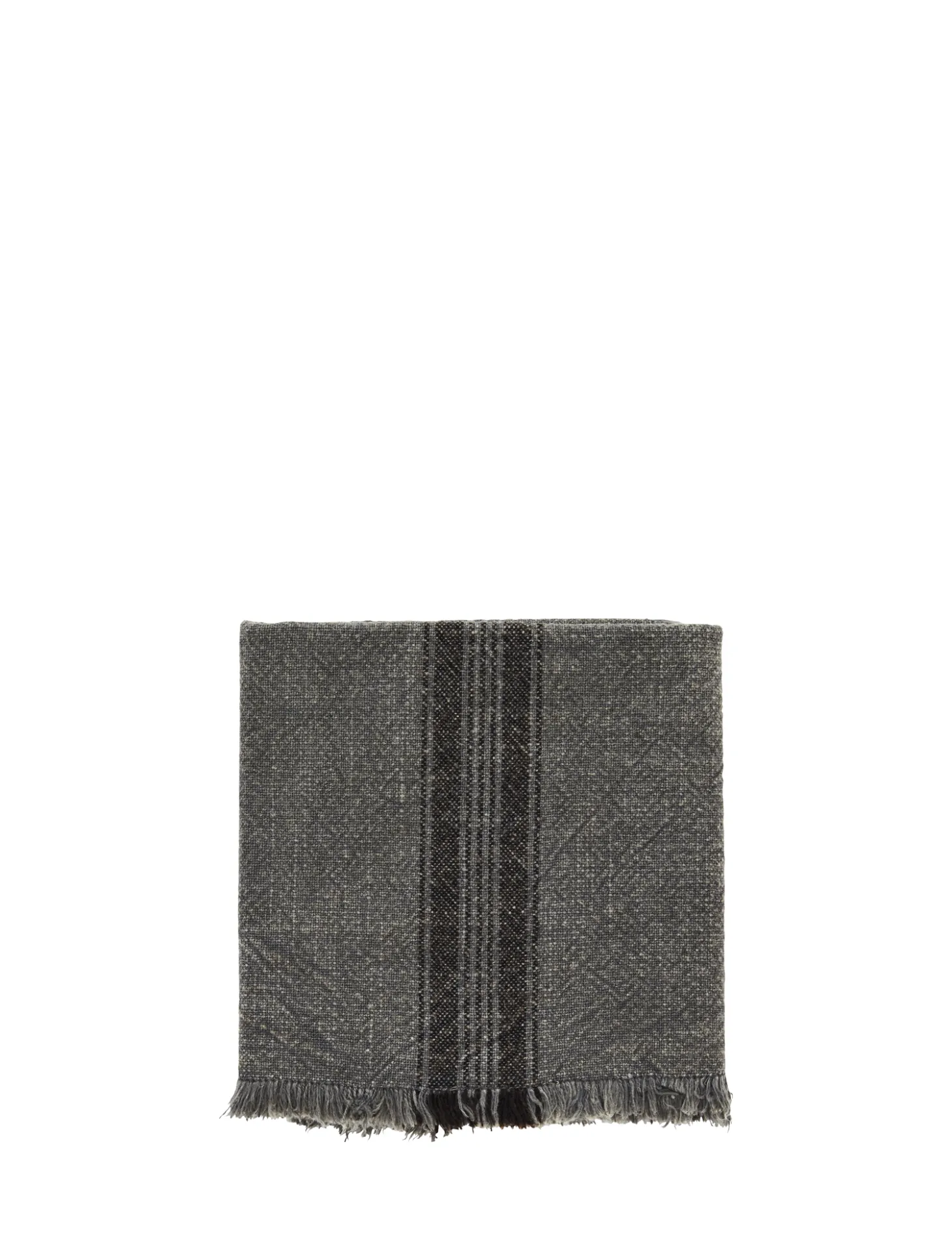 Madam Stoltz Gestreepte Keukenhanddoek Dark Grey, Black Shop