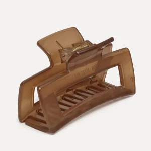 Les Soeurs Hair Clip Rectangle Brown Store