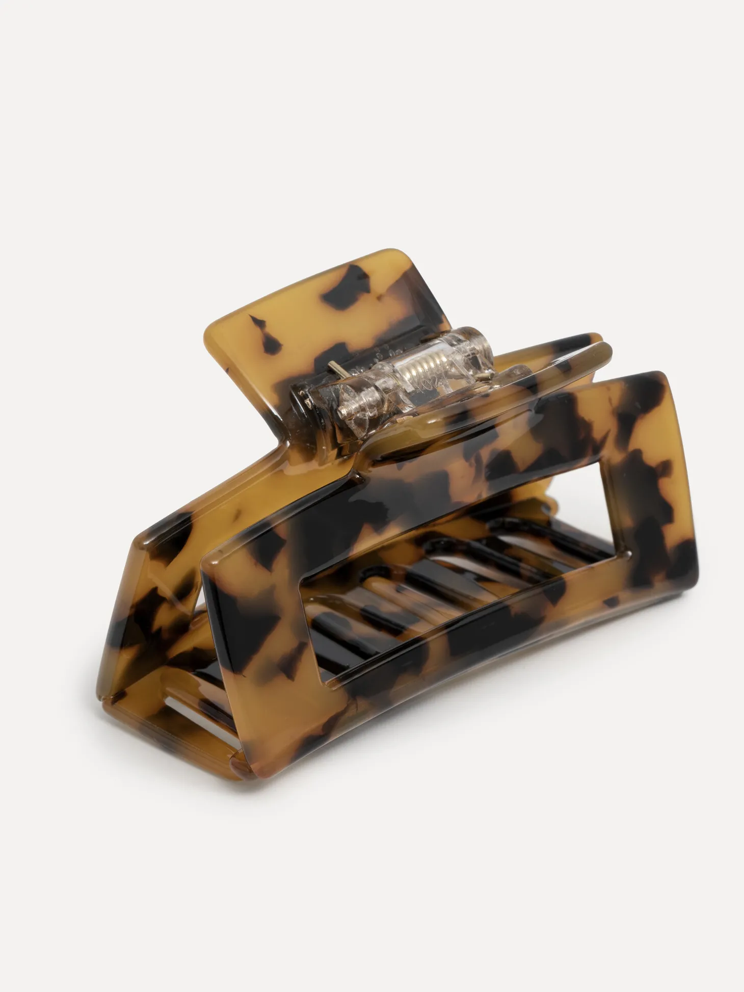 Les Soeurs Hair Clip Rectangle Dark Tortue Store