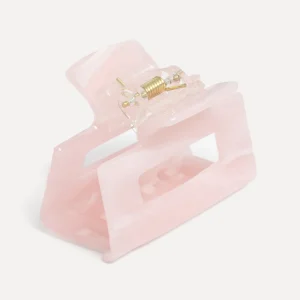 Les Soeurs Hair Clip Rectangle Light Pink Best