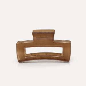 Les Soeurs Hair Clip Rectangle Brown Store