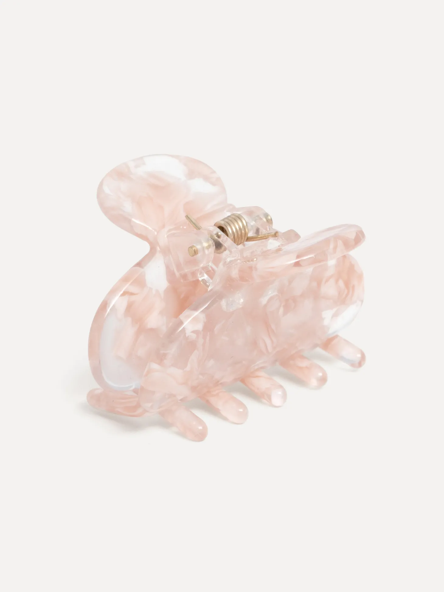 Les Soeurs Hair Clip Round Light Pink Fashion