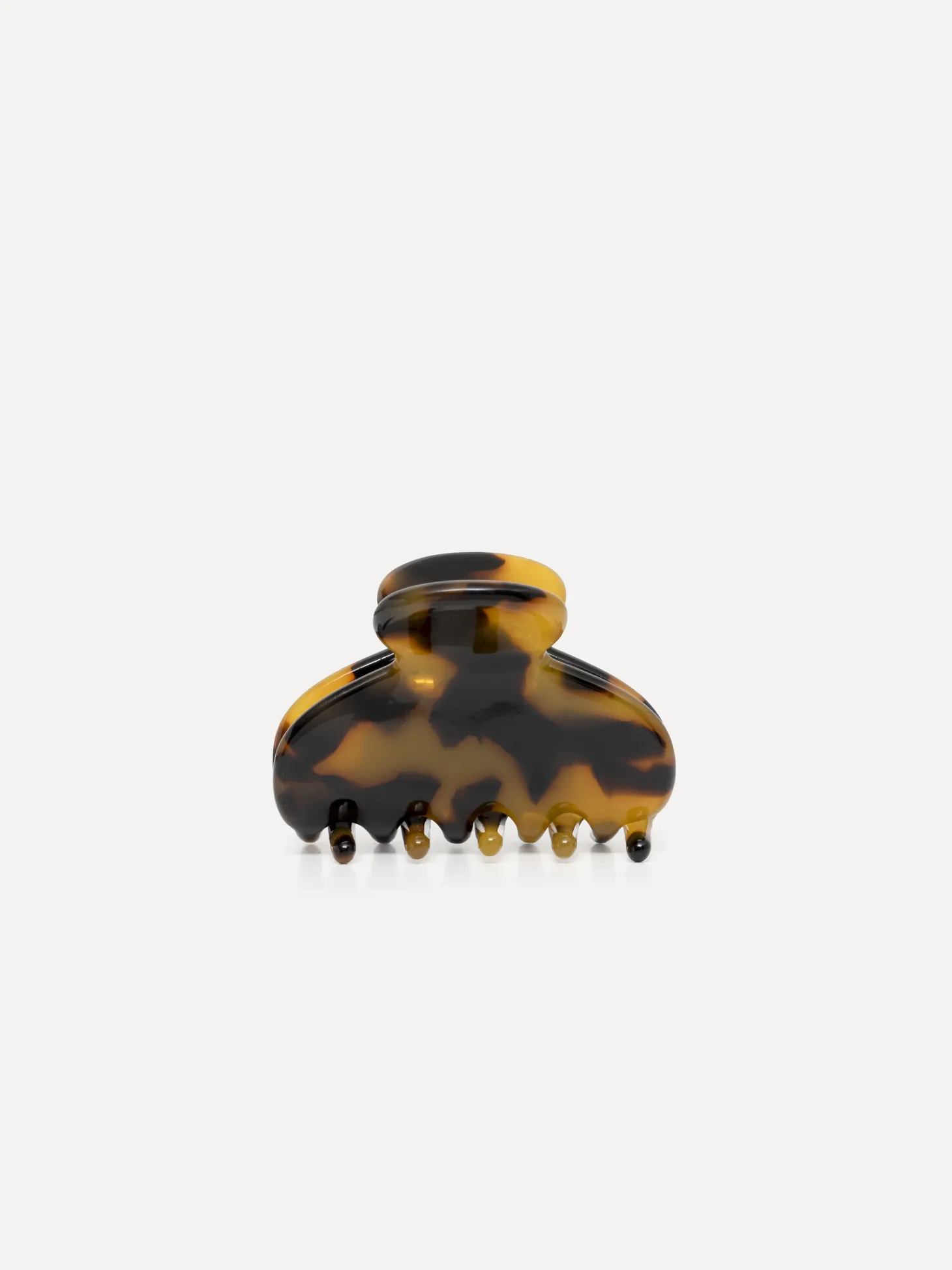 Les Soeurs Hair Clip Round Dark Tortue Outlet