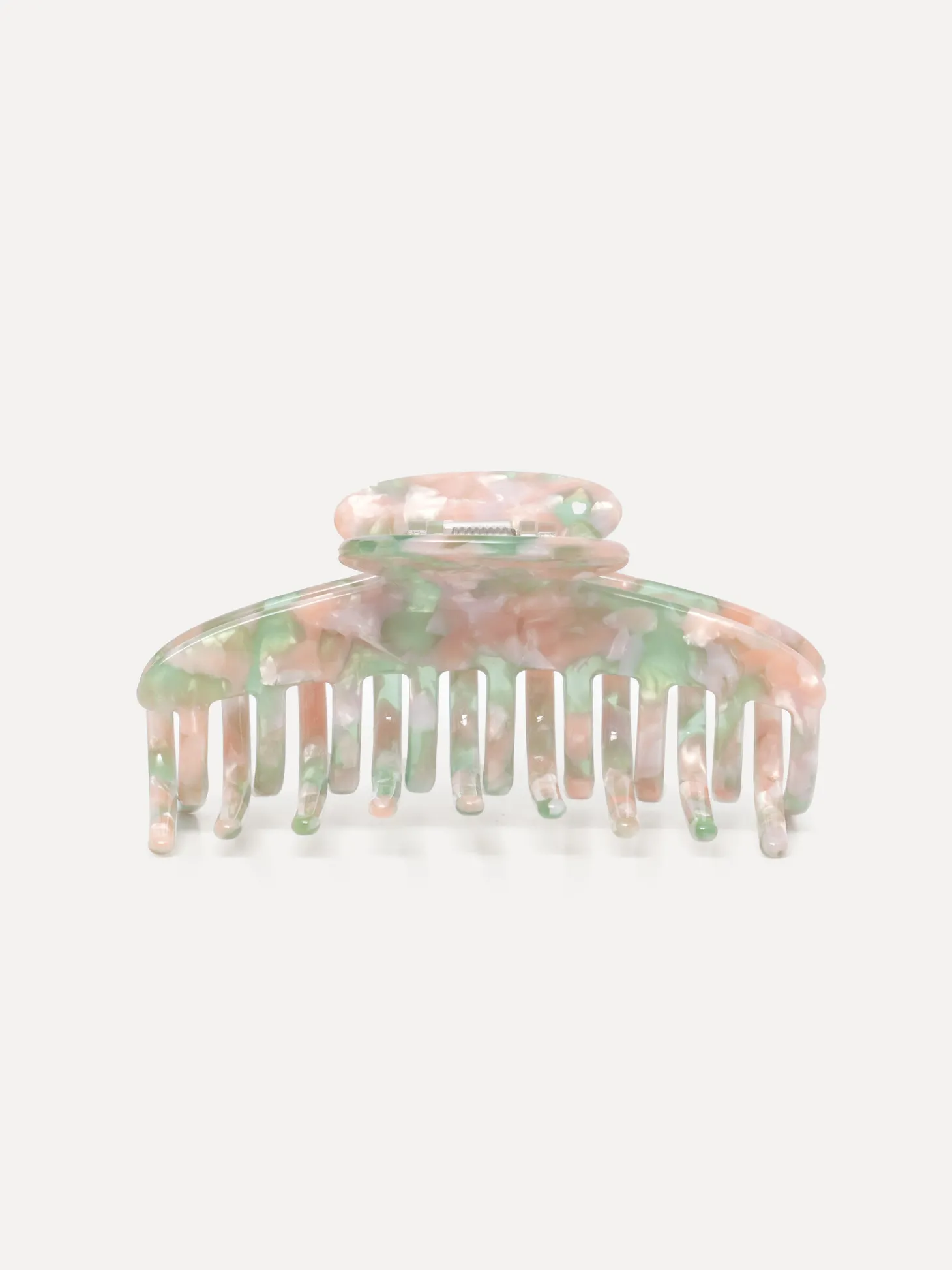 hair_clip_round_2-1.webp Les Soeurs Hair Clip Round Pink Green Clearance