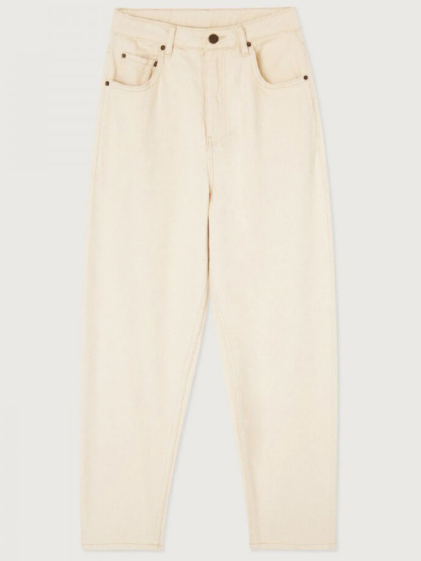 American Vintage Jeans Tineborow Ecru Cheap