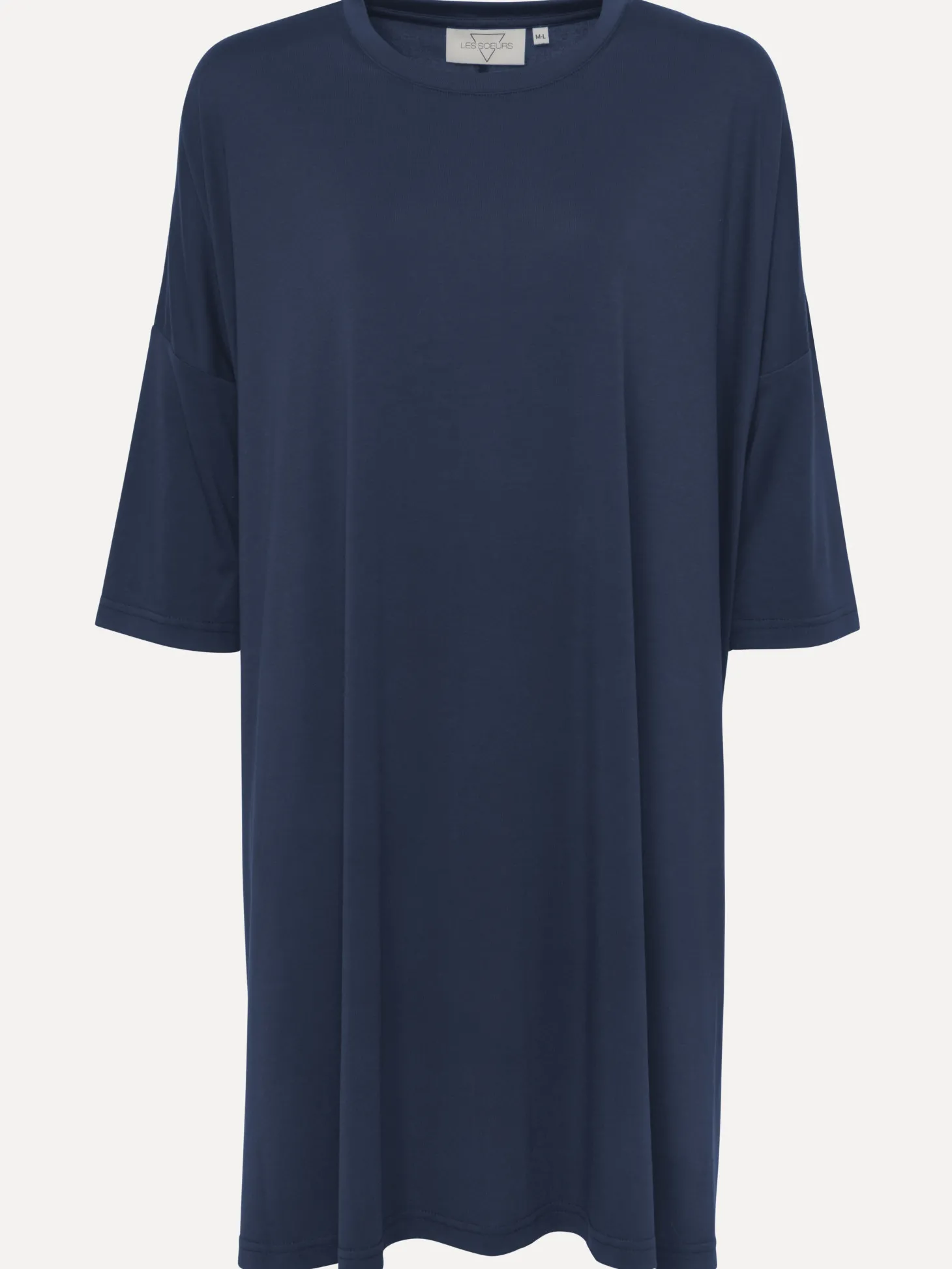 jersey_jurk_amy_5.webp Les Soeurs Jersey Jurk Amy Navy Online