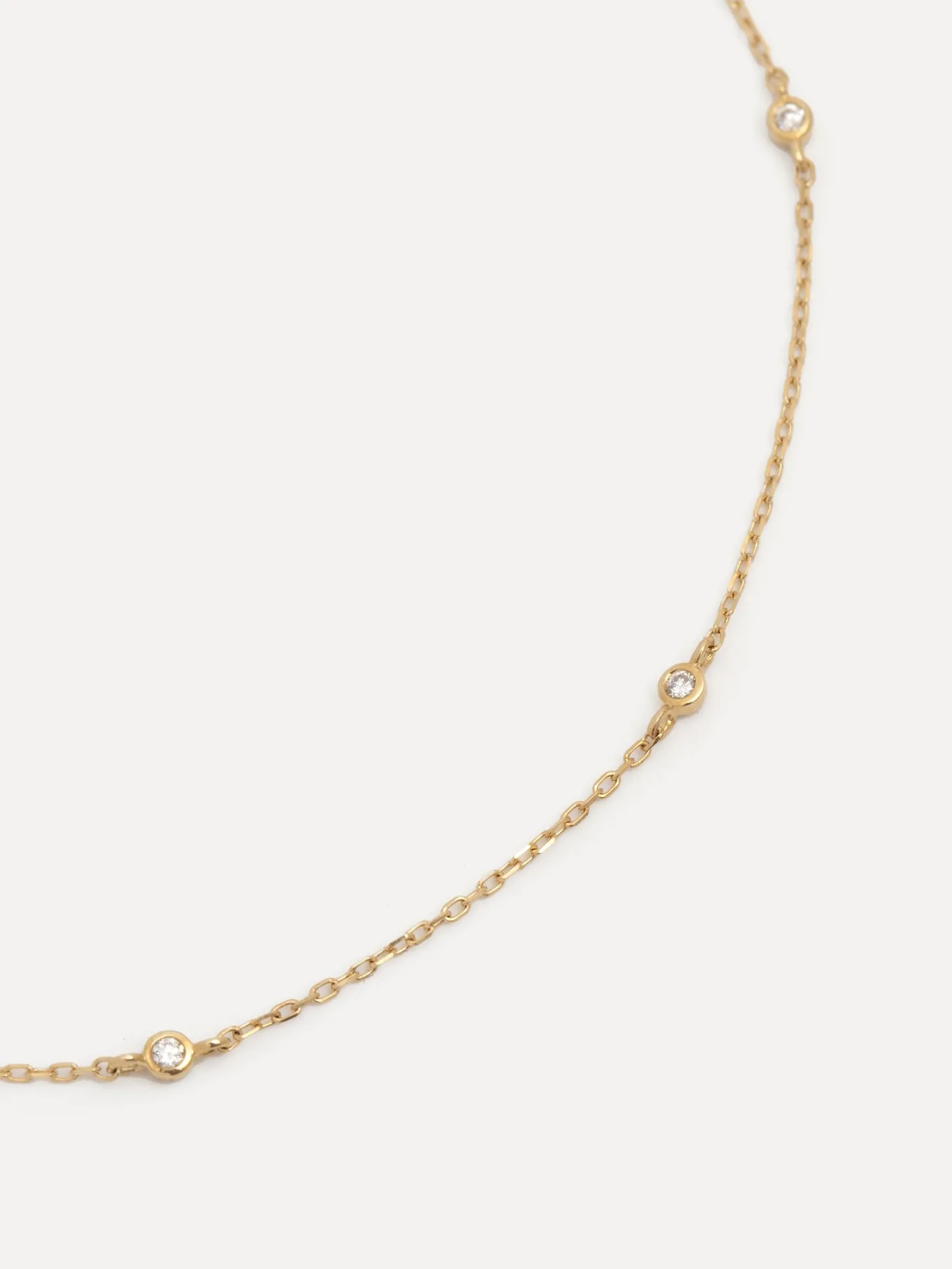 Les Soeurs 14K Armband Hess Triple Diamond Gold Outlet