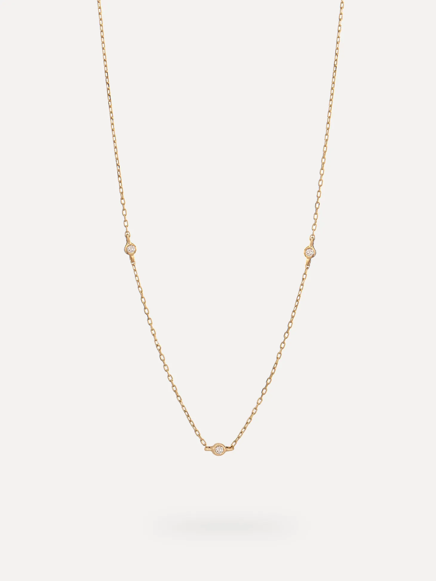 k_ketting_rey_triple_diamond_2.webp Les Soeurs 14K Ketting Rey Triple Diamond Gold Best