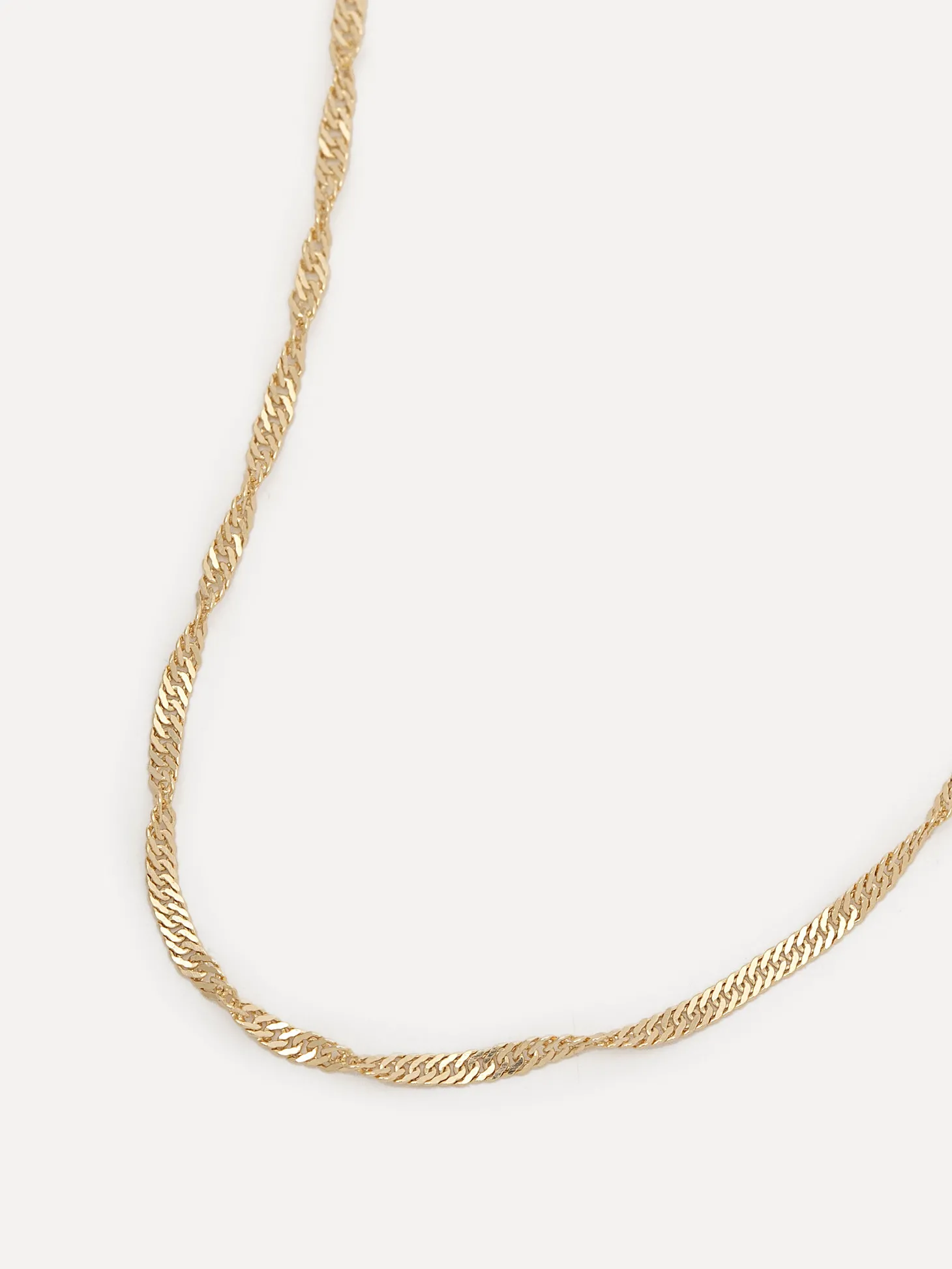 Les Soeurs 14K Ketting Rey Twisted Gold Discount