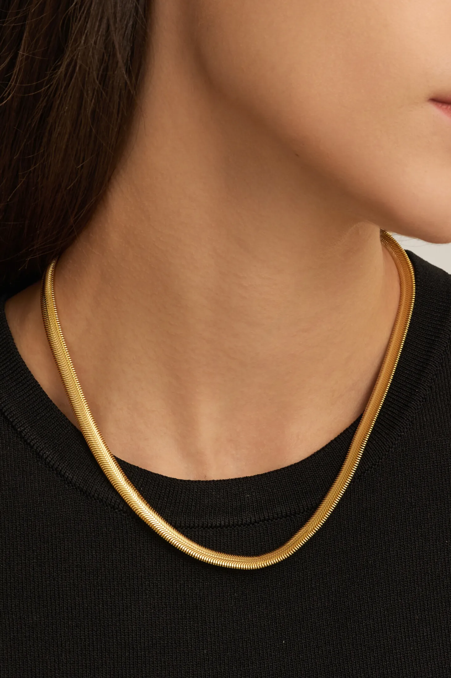 ketting_rana_herringbone_2.webp Les Soeurs Ketting Rana Herringbone Gold Best