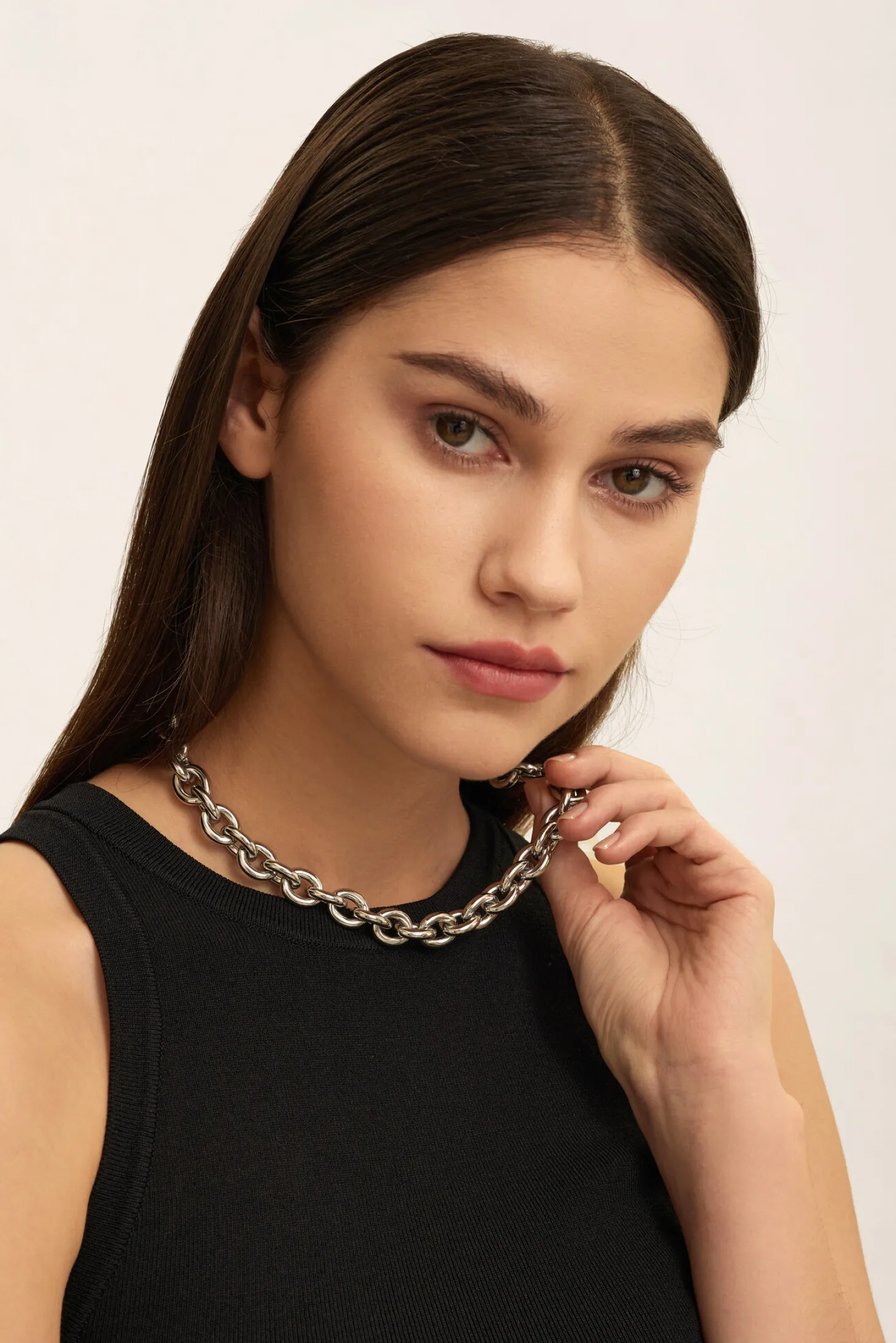 ketting_raya_chunky_chain_2.webp Les Soeurs Ketting Raya Chunky Chain Silver Discount