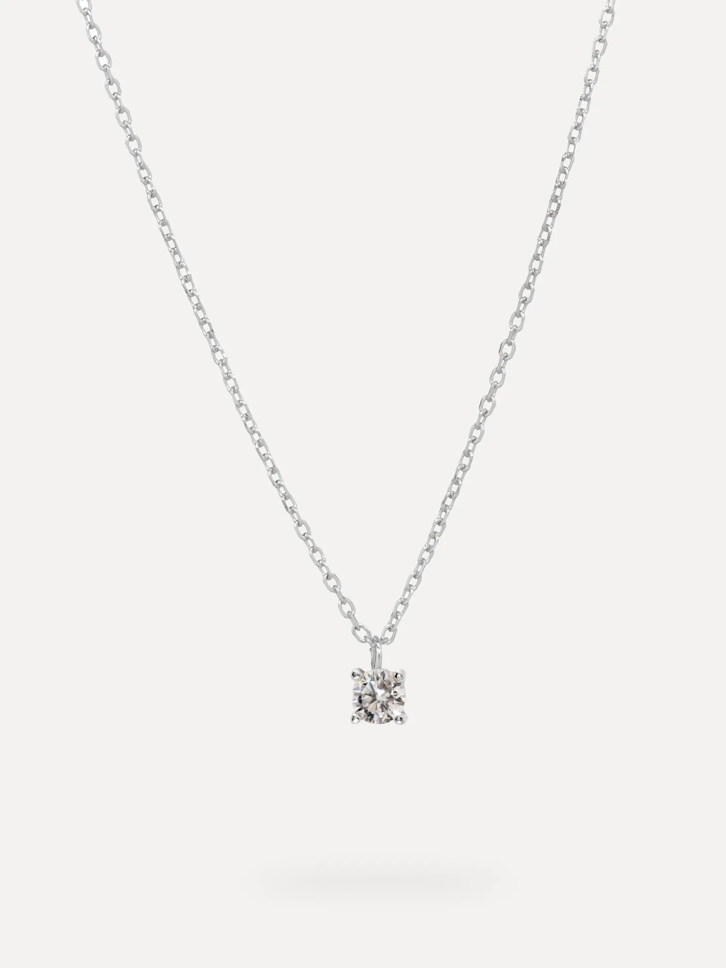 Les Soeurs Ketting Romee Extra Fine Chain Strass Silver Discount