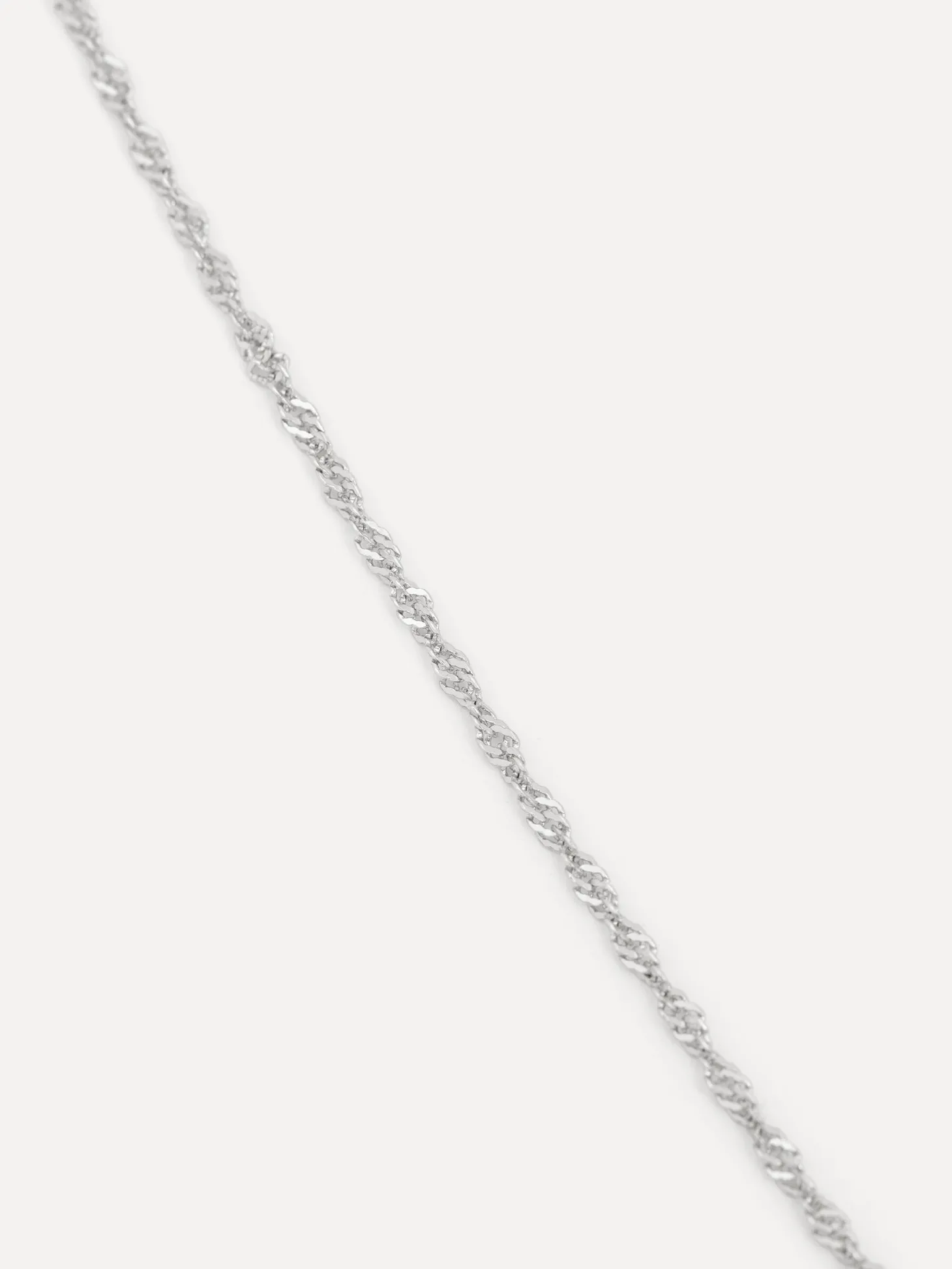 Les Soeurs Ketting Romee Twisted Chain Silver Flash Sale