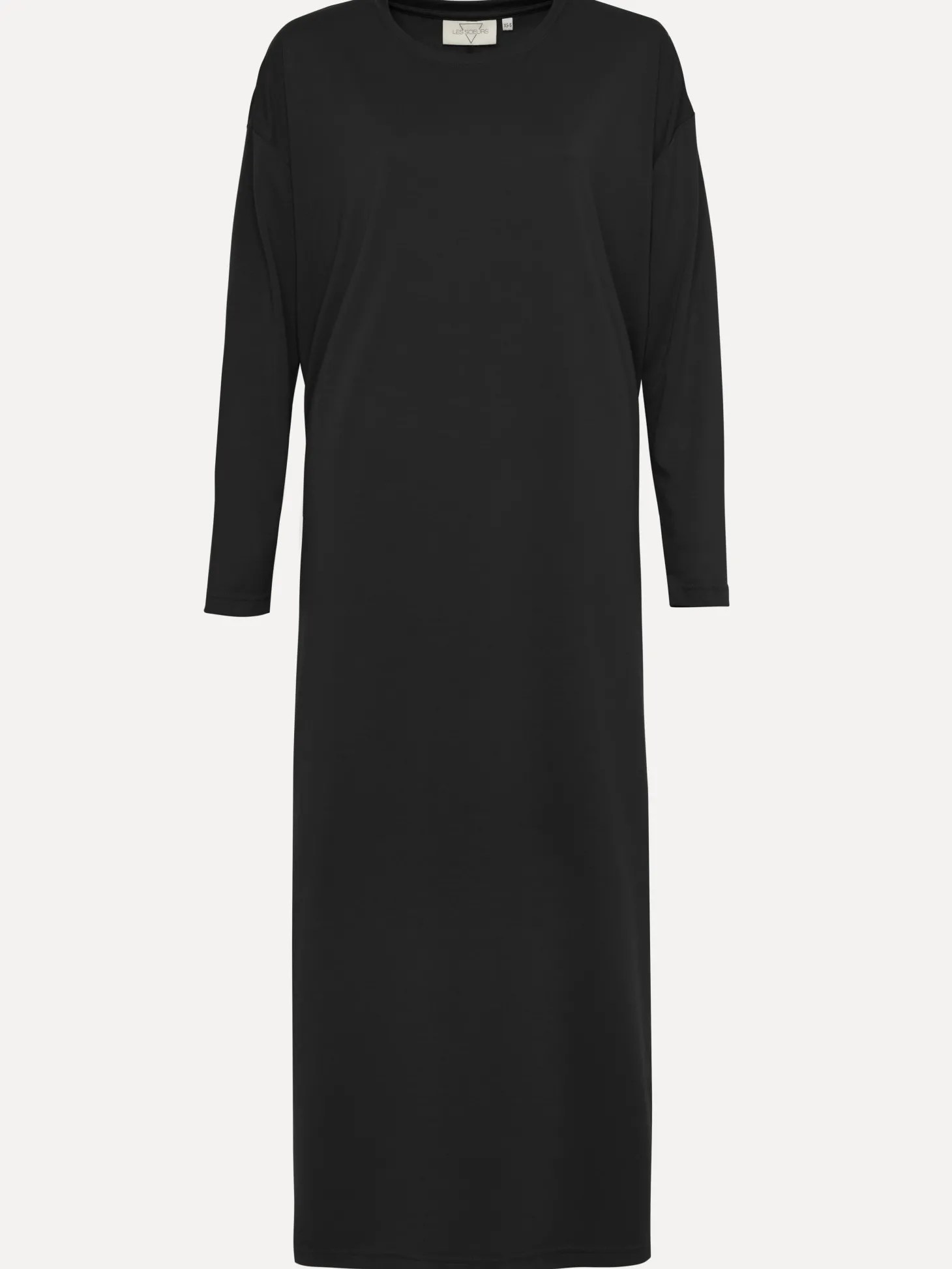 lange_jersey_jurk_anne_1-1.webp Les Soeurs Lange Jersey Jurk Anne Black Online