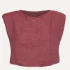 Le Marais Linnen Top Lara Terracotta Fashion