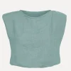 Le Marais Linnen Top Lara Dark Green Sale