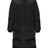 Les Soeurs Longline Gewatteerde Jas Colin Black Sale
